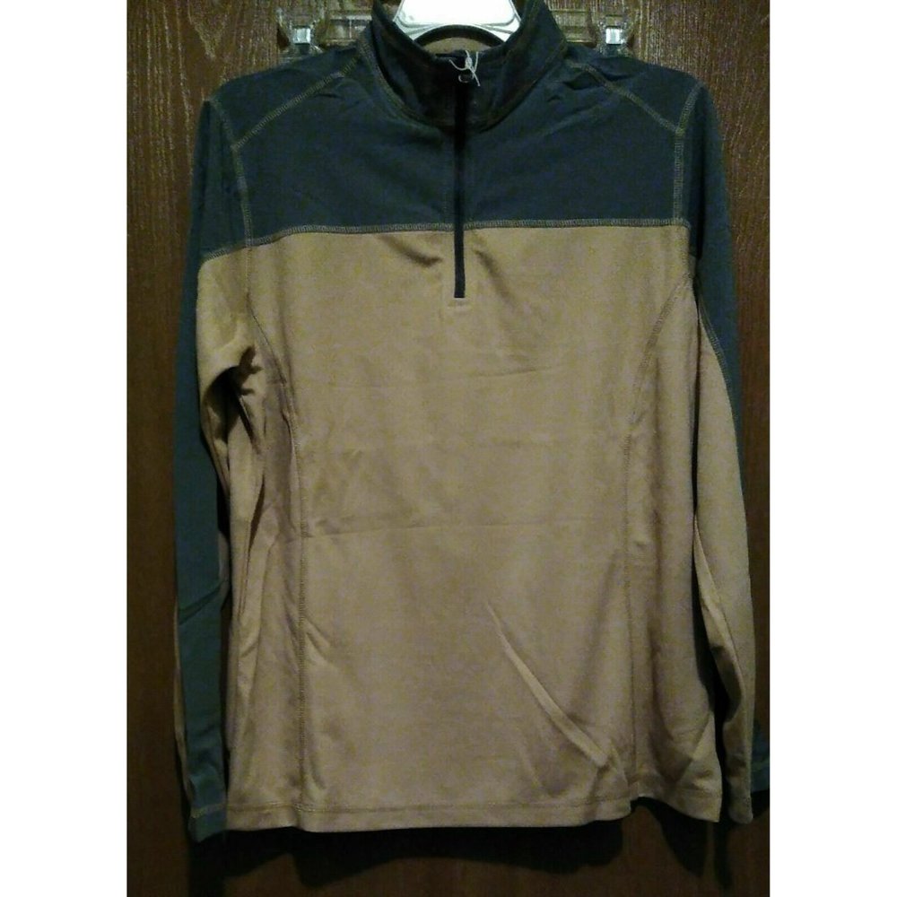 North End Ladies' Excursion Circuit Performance Quarter-Zip Gray/Beige